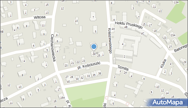Drohiczyn, Plac Kościuszki Tadeusza, gen., 24, mapa Drohiczyn