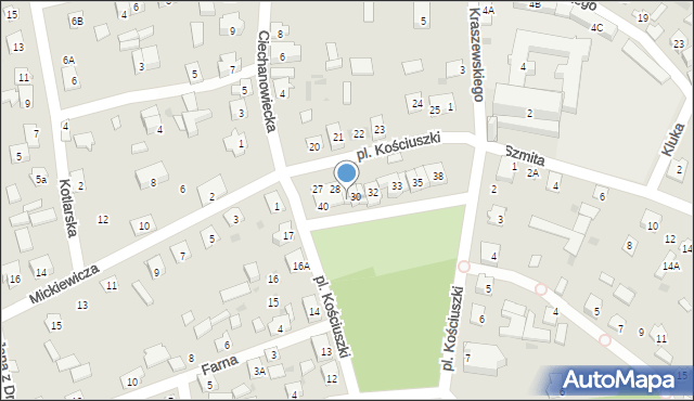 Drohiczyn, Plac Kościuszki Tadeusza, gen., 29, mapa Drohiczyn