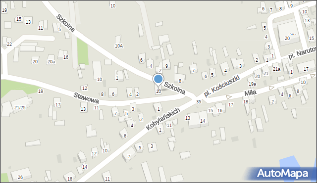 Drzewica, Plac Kościuszki Tadeusza, gen., 10, mapa Drzewica