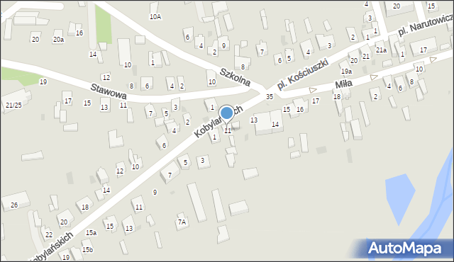 Drzewica, Plac Kościuszki Tadeusza, gen., 11, mapa Drzewica