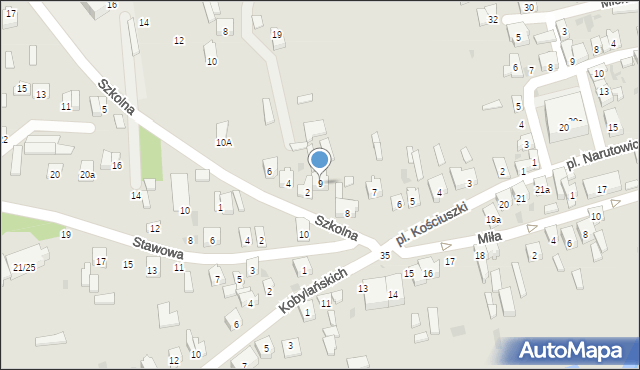 Drzewica, Plac Kościuszki Tadeusza, gen., 9, mapa Drzewica