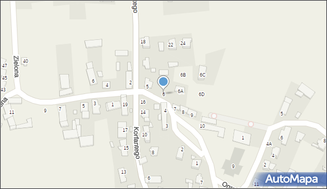 Dziewkowice, Plac Klasztorny, 6, mapa Dziewkowice