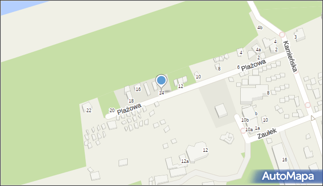 Dziwnówek, Plażowa, 14, mapa Dziwnówek