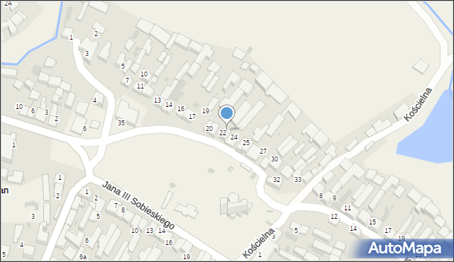 Frydman, Plac Tysiąclecia, 23, mapa Frydman
