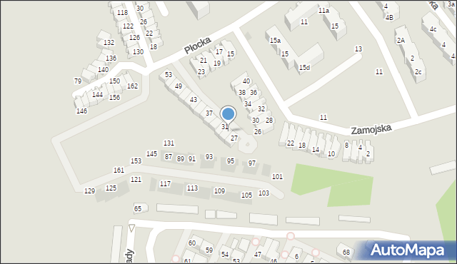 Gdańsk, Płocka, 29, mapa Gdańska