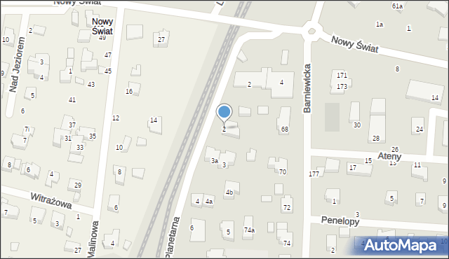 Gdańsk, Planetarna, 2, mapa Gdańska