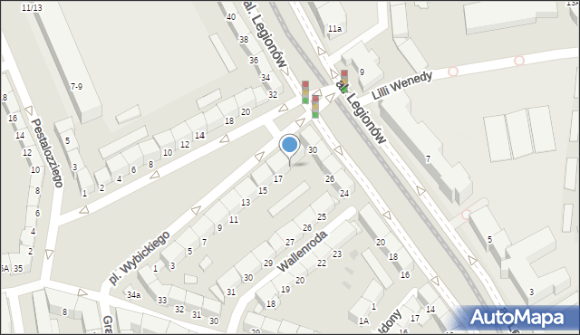 Gdańsk, Plac Wybickiego Józefa, gen., 19, mapa Gdańska