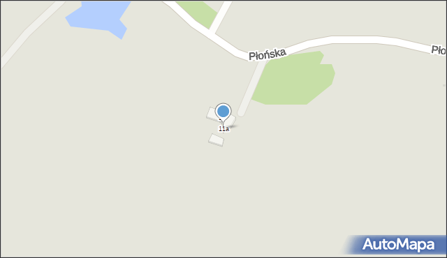 Gdańsk, Płońska, 11a, mapa Gdańska