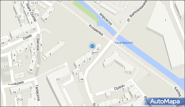 Gdańsk, Plac Obrońców Poczty Polskiej, 10, mapa Gdańska