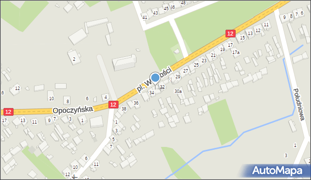 Gielniów, Plac Wolności, 33, mapa Gielniów