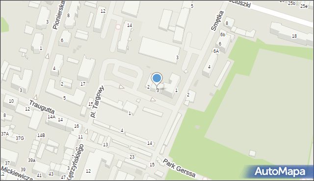 Giżycko, Plac Targowy, 3, mapa Giżycko