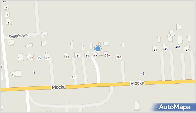 Glinojeck, Płocka, 37, mapa Glinojeck