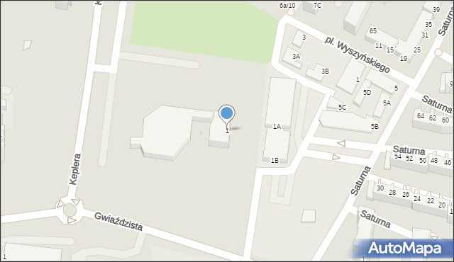 Głogów, Plac Wyszyńskiego Stefana, ks. kard., 1, mapa Głogów