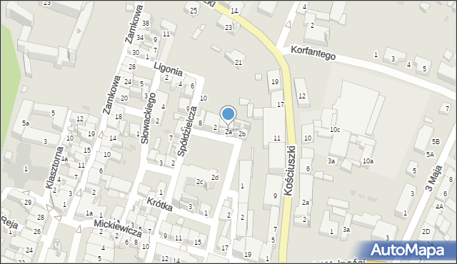 Głogówek, Plac Miarki Karola, 2a, mapa Głogówek