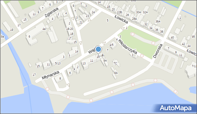Głowno, Plac Wolności, 10, mapa Głowno