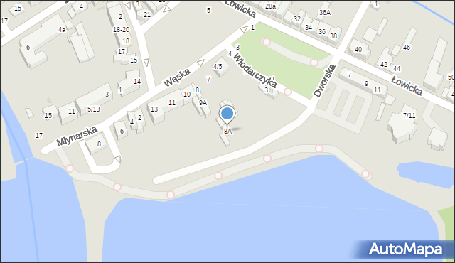 Głowno, Plac Wolności, 8A, mapa Głowno