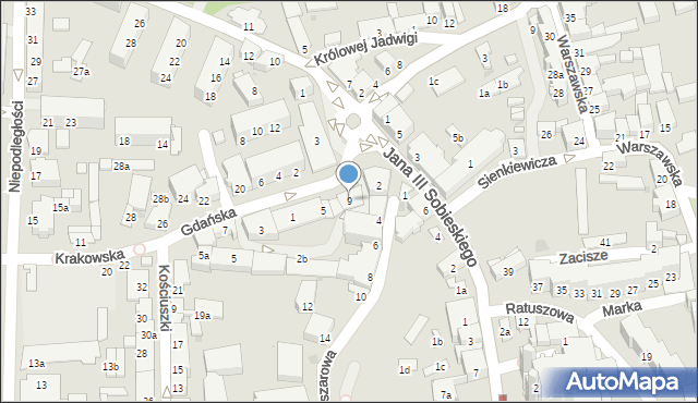 Głubczyce, Plac 1 Maja, 9, mapa Głubczyce