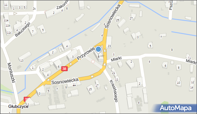 Głubczyce, Plac Zgody, 8, mapa Głubczyce
