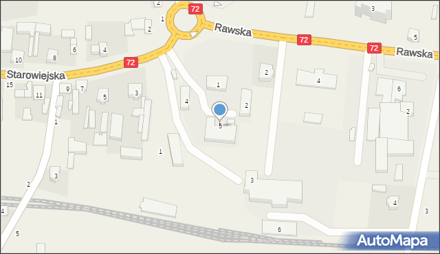 Głuchów, Plac Uniwersytecki, 5, mapa Głuchów