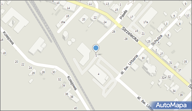 Gogolin, Plac Benedyktyński, 1, mapa Gogolin