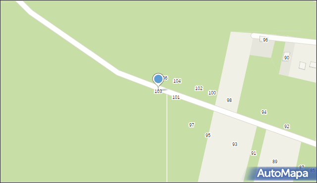 Gojsc, Płaczkowska, 103, mapa Gojsc