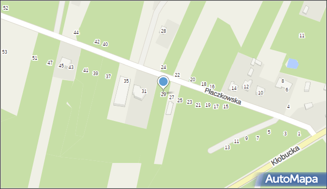 Gojsc, Płaczkowska, 29, mapa Gojsc