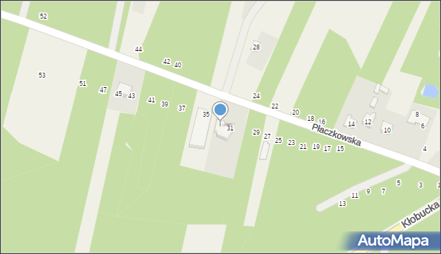 Gojsc, Płaczkowska, 33, mapa Gojsc