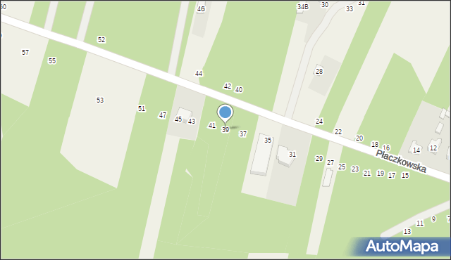 Gojsc, Płaczkowska, 39, mapa Gojsc