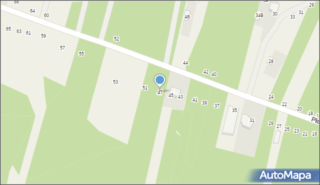 Gojsc, Płaczkowska, 47, mapa Gojsc