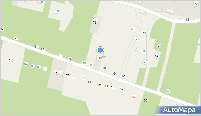 Gojsc, Płaczkowska, 68, mapa Gojsc