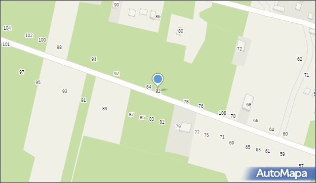 Gojsc, Płaczkowska, 82, mapa Gojsc
