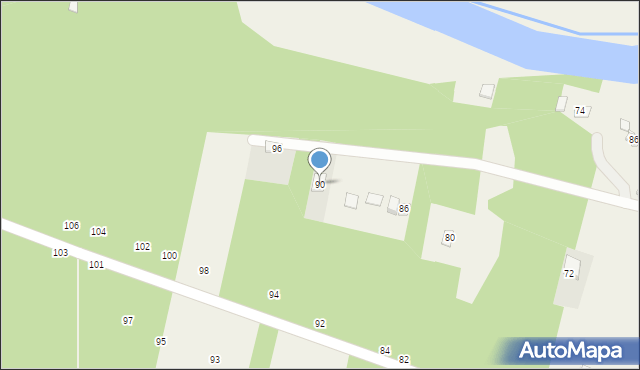 Gojsc, Płaczkowska, 90, mapa Gojsc