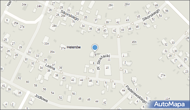Goleniów, Plac Strażacki, 9, mapa Goleniów