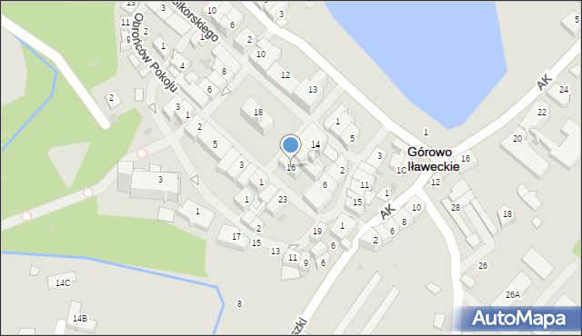 Górowo Iławeckie, Plac Ratuszowy, 16, mapa Górowo Iławeckie