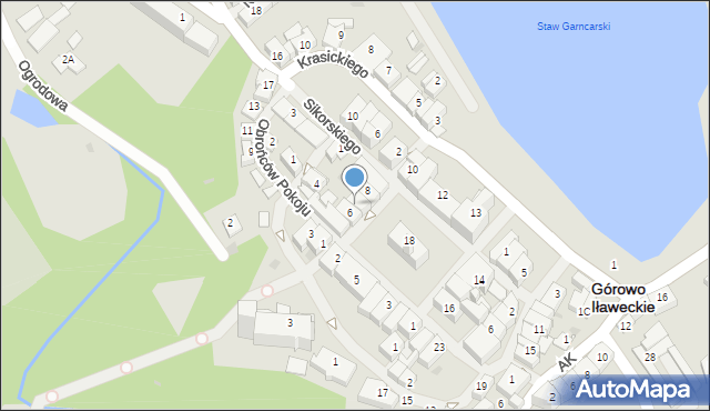 Górowo Iławeckie, Plac Ratuszowy, 7, mapa Górowo Iławeckie