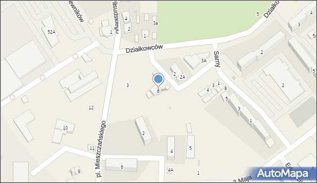Gorzyce, Plac Handlowy, 6, mapa Gorzyce