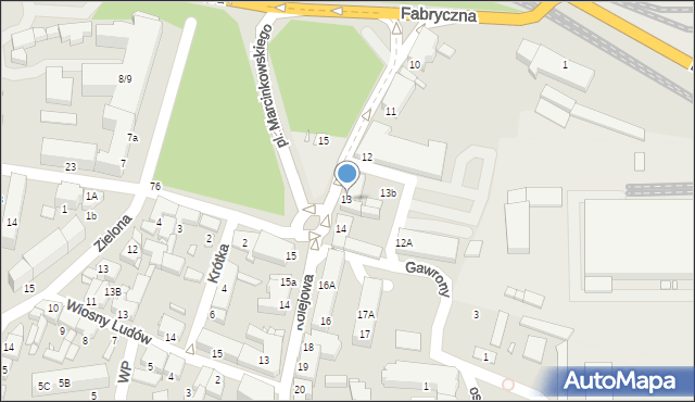 Gostyń, Plac Marcinkowskiego Karola, 13, mapa Gostyń