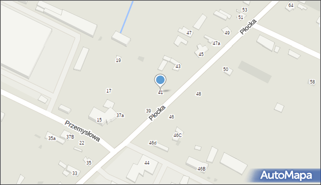 Gostynin, Płocka, 41, mapa Gostynin