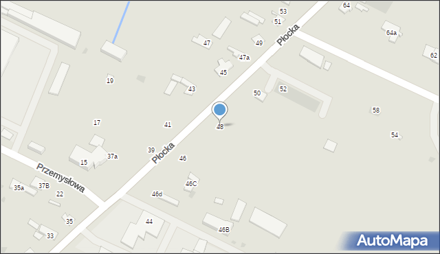 Gostynin, Płocka, 48, mapa Gostynin