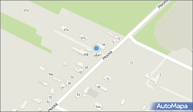 Gostynin, Płocka, 65A, mapa Gostynin