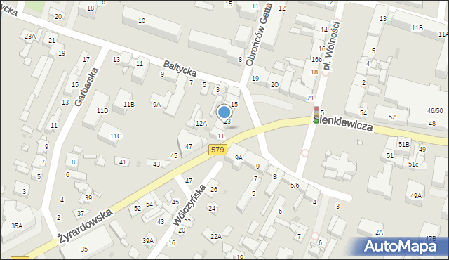 Grodzisk Mazowiecki, Plac Króla Zygmunta Starego, 12, mapa Grodzisk Mazowiecki