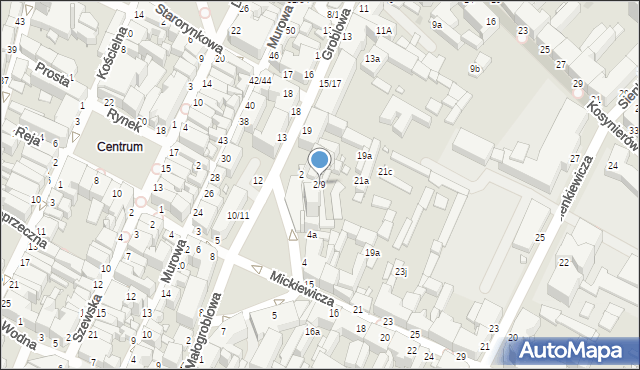 Grudziądz, Plac Niepodległości, 2/9, mapa Grudziądza