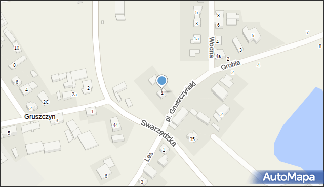 Gruszczyn, Plac Gruszczyński, 1, mapa Gruszczyn