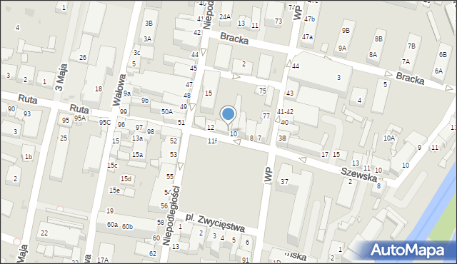 Gryfice, Plac Zwycięstwa, 11, mapa Gryfice