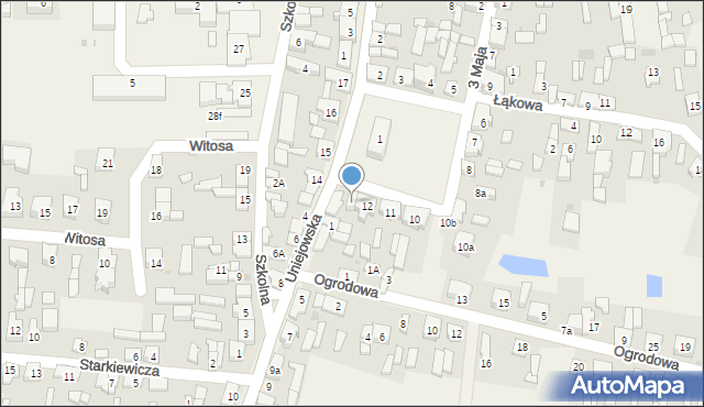 Grzegorzew, Plac Tysiąclecia Państwa Polskiego, 13, mapa Grzegorzew