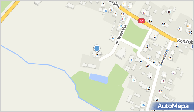 Grzymiszew, Plac Wolności, 7, mapa Grzymiszew