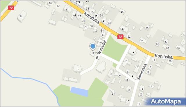 Grzymiszew, Plac Wolności, 8, mapa Grzymiszew