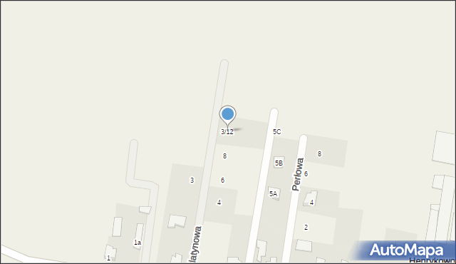 Henrykowo, Platynowa, 10, mapa Henrykowo