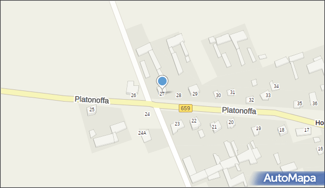 Hodyszewo, Platonoffa Stefana, ppłk., 27, mapa Hodyszewo