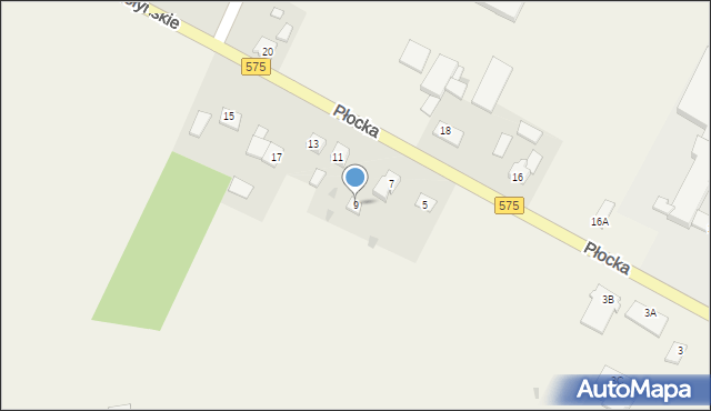 Iłów, Płocka, 9, mapa Iłów